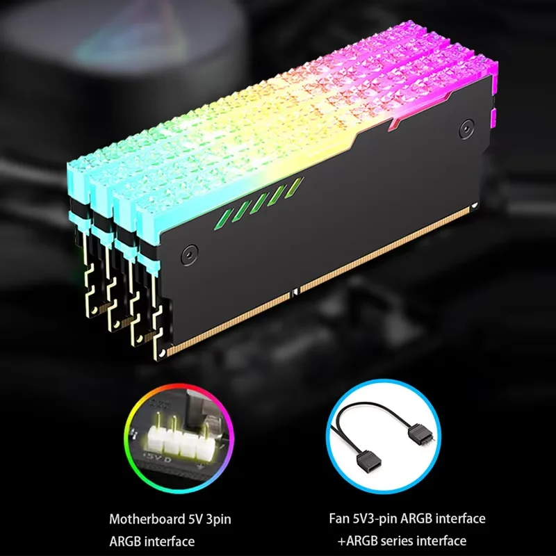 PC Memory Heatsink RM-1 RAM Co - Ddr5 Rgb Ram ulasan dan harga