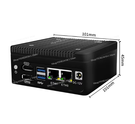 Fanless Mini PC Intel N100 Pro - Ddr5 Sodimm ulasan dan harga