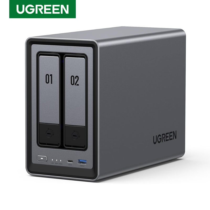 UGREEN NAS DXP2800 2 Bay Deskt - Ddr5 8Gb ulasan dan harga