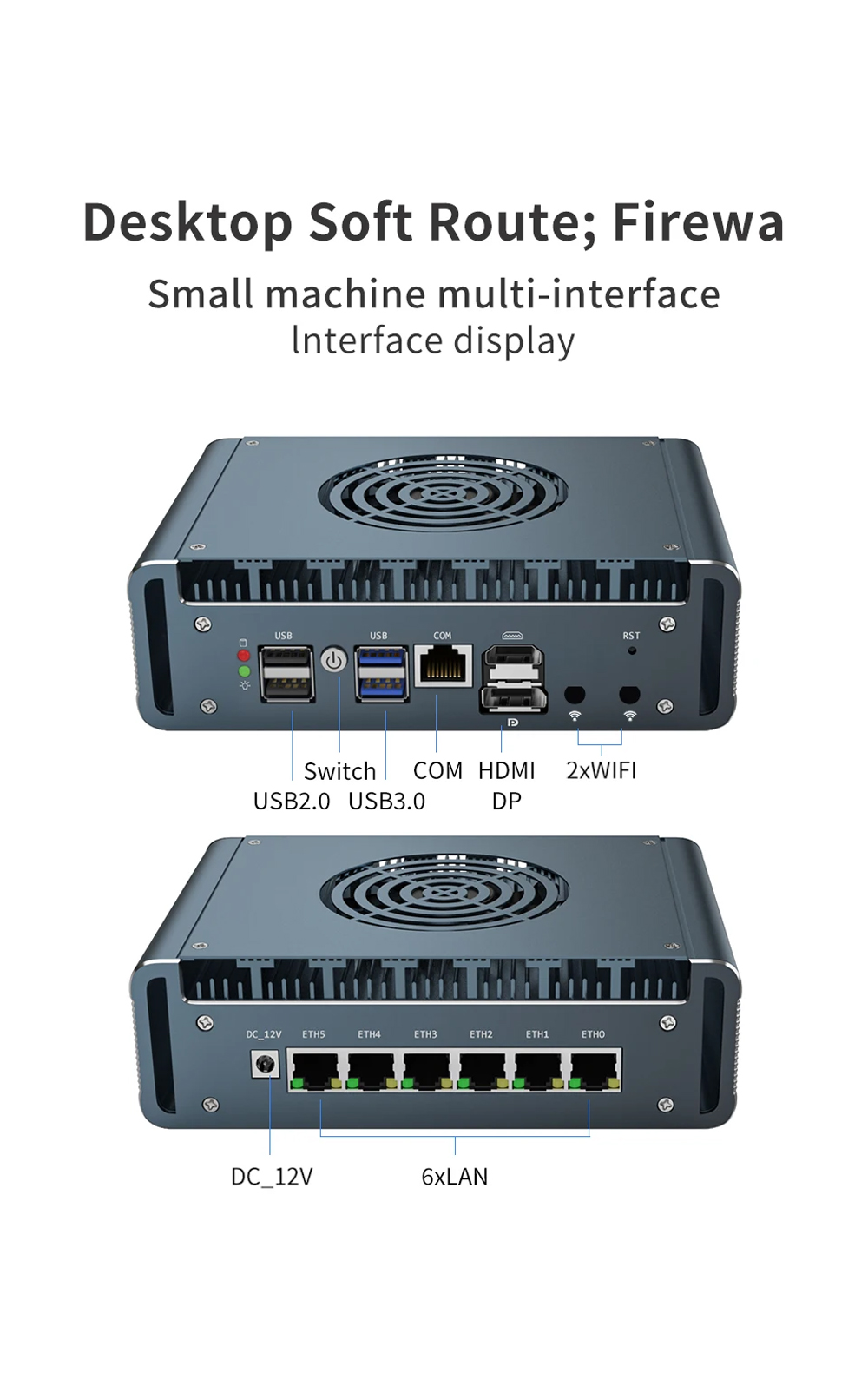 Fanless Firewall Router 12th G - Ddr5 64Gb ulasan dan harga