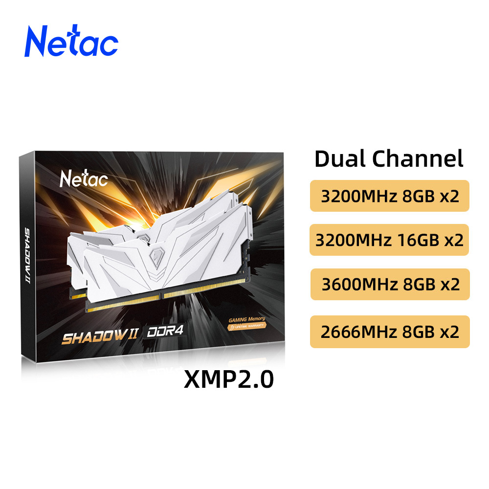 Netac Ram Memory DDR4 8GBX2 16 - Ddr5 Rgb Ram ulasan dan harga