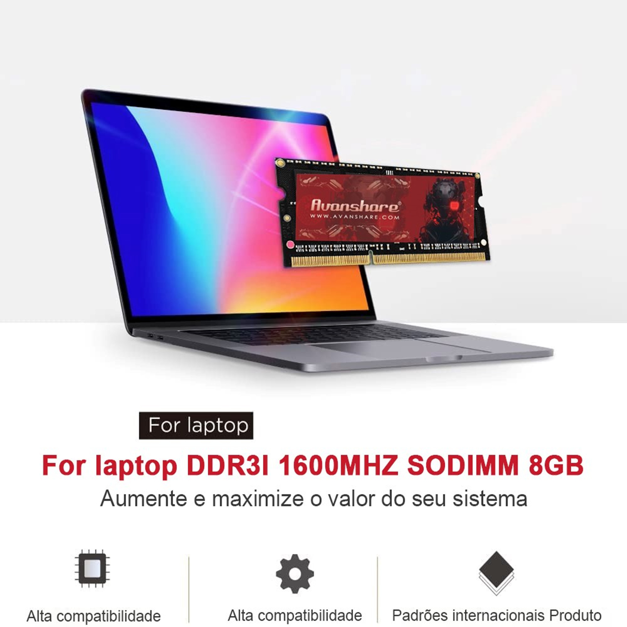 Avanshare Ram Memory DDR5 DDR4 - Ddr5 8Gb ulasan dan harga