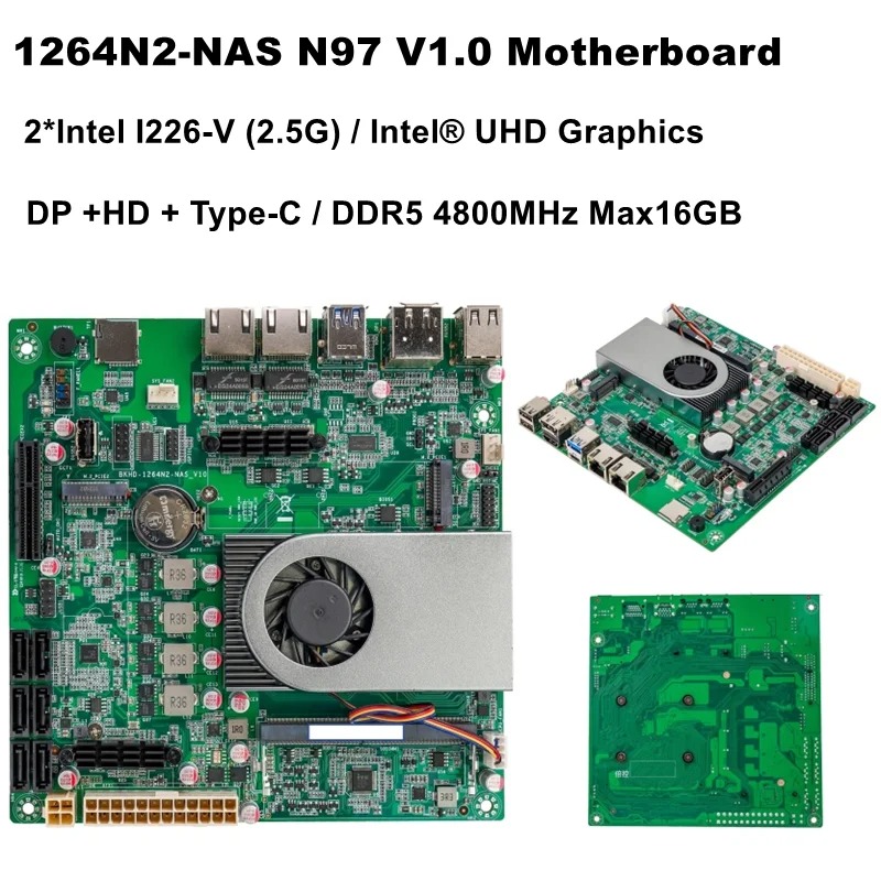 2*Intel I226 V 2.5G 1264N2 NAS - Ddr5 4800Mhz ulasan dan harga