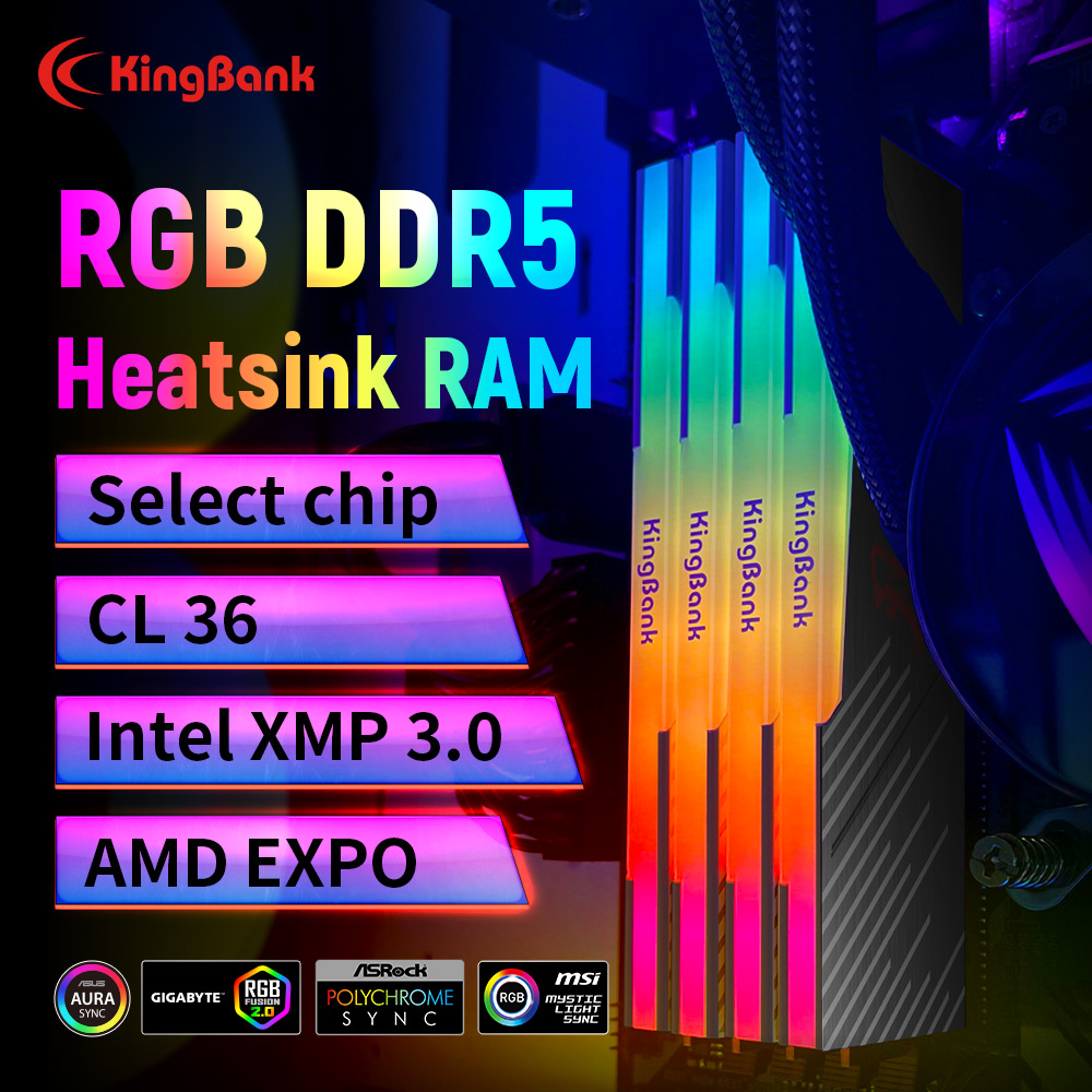 KingBank KRRB DDR5 RGB 16GB /1 - Ddr5 16Gb 6000Mhz ulasan dan harga