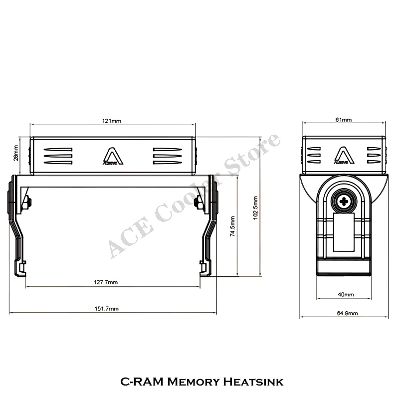 Alseye Memory RAM Cooler for D - Ddr5 Rgb Ram ulasan dan harga