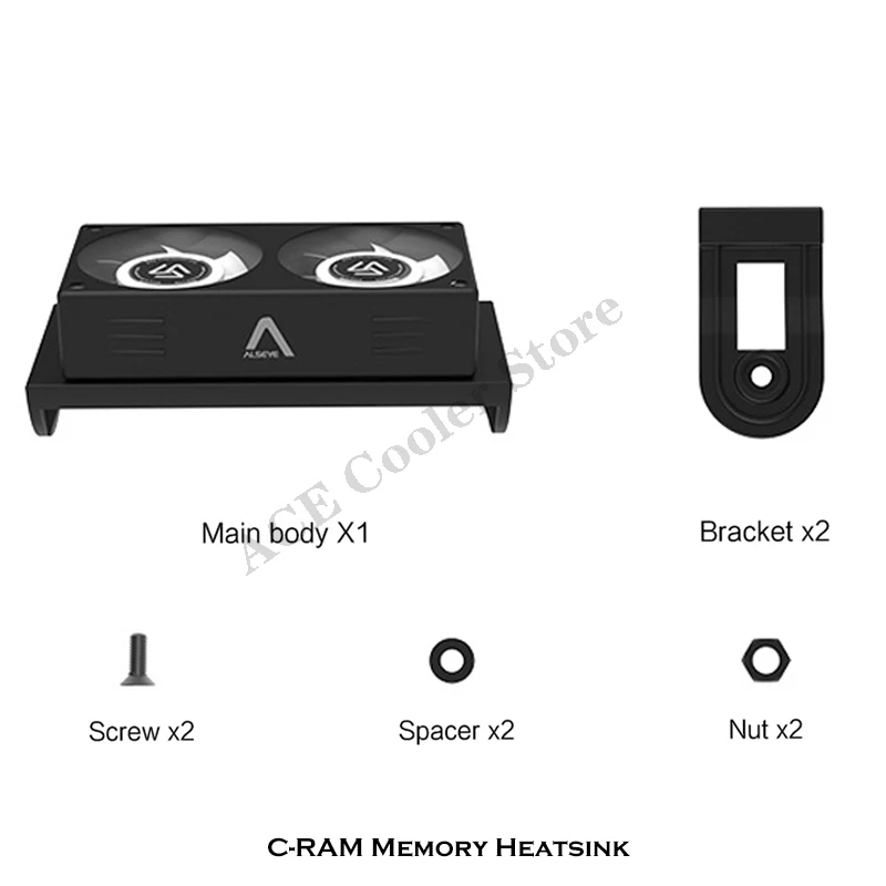 Alseye Memory RAM Cooler for D - Ddr5 Rgb Ram ulasan dan harga